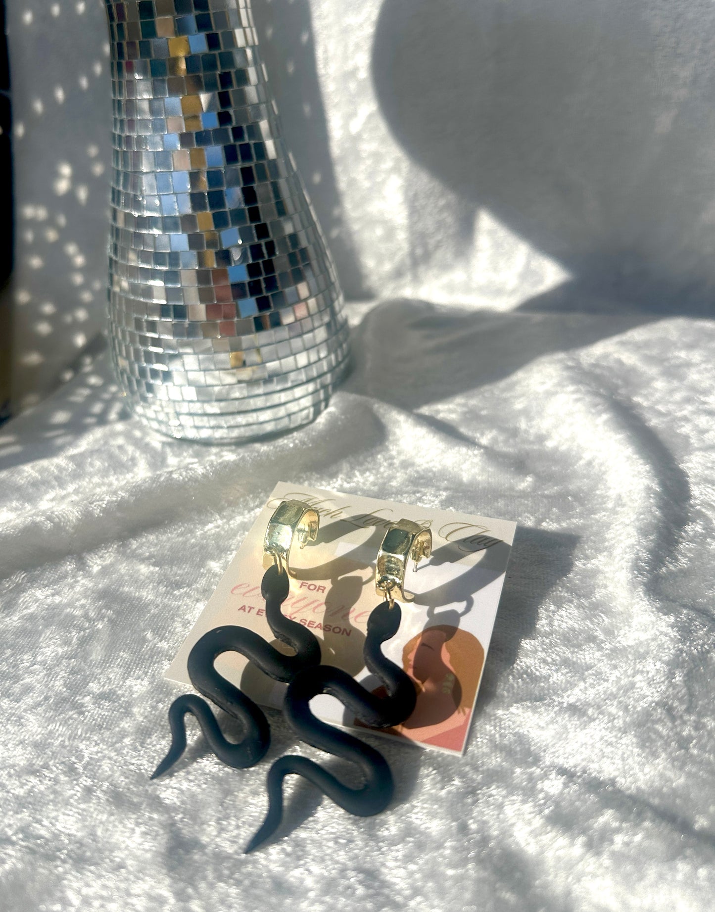 Snake earrings