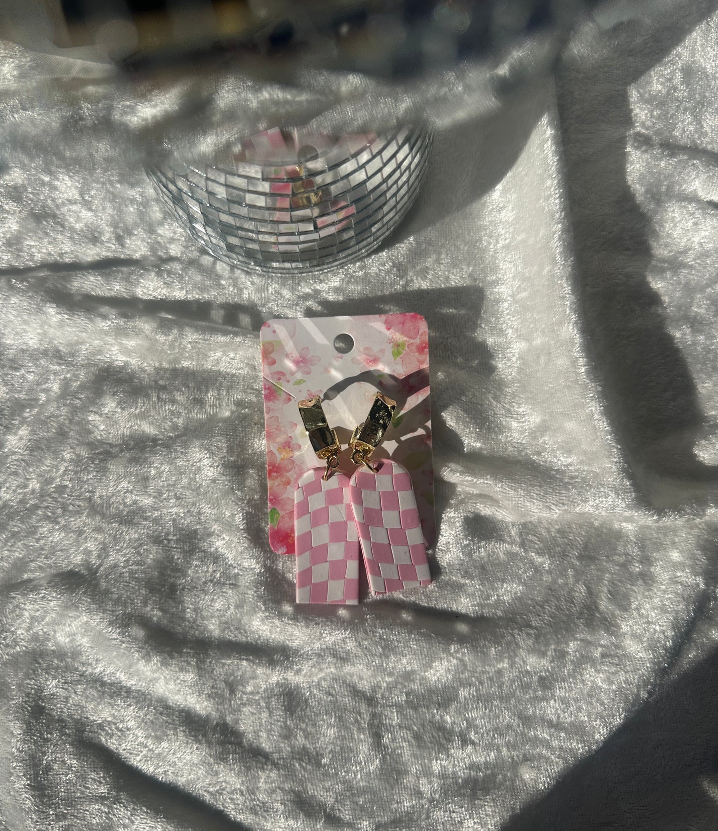 Pink checkered